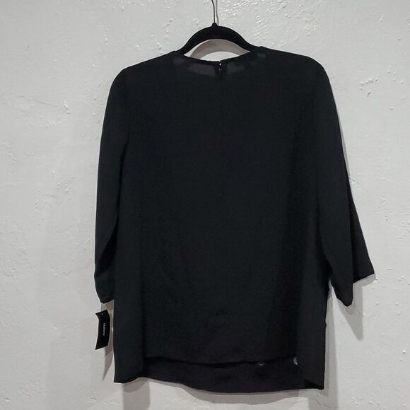 Alfani Modern Spice Blouse in Black Size M - Picture 7 of 12